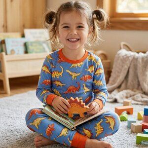 Vibrant Dino All-Over Print